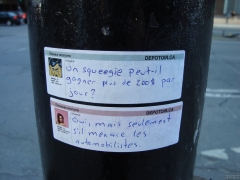 Les squeegies sur René-Lévesque