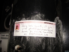 Pub laissée au cégep maisonneuve