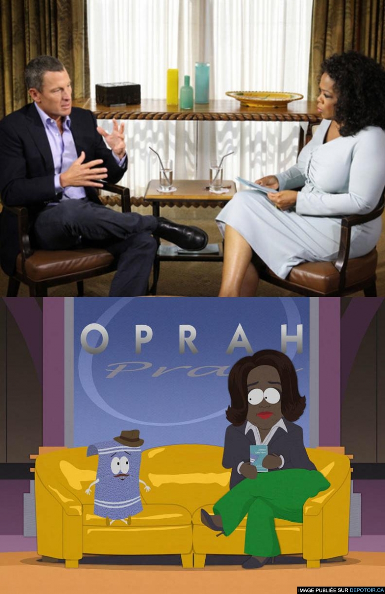 Oprah et Armstrong et Towelie