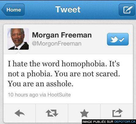 Morgan Freeman et le racisme