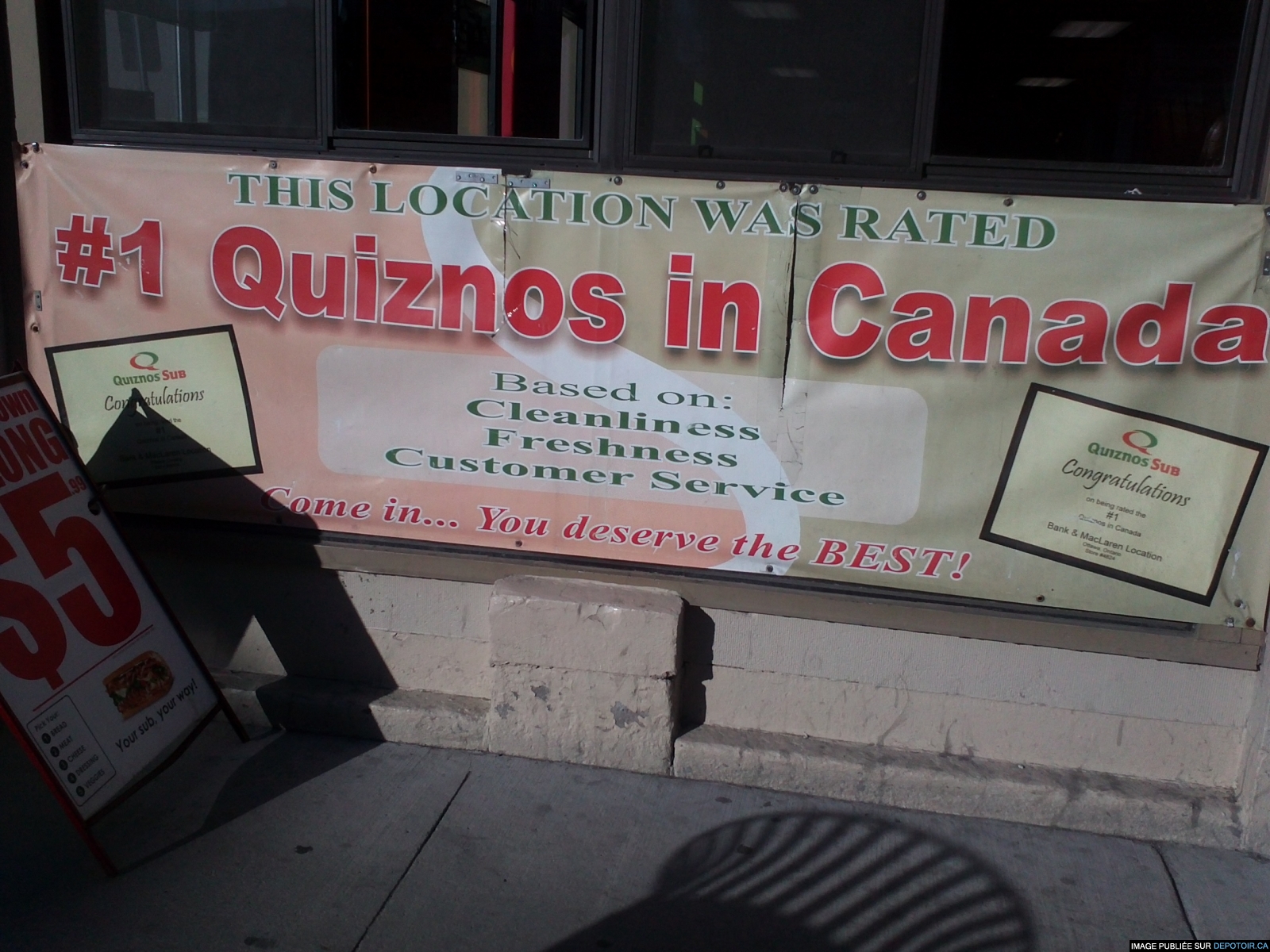 Le meilleur Quiznos du Canada