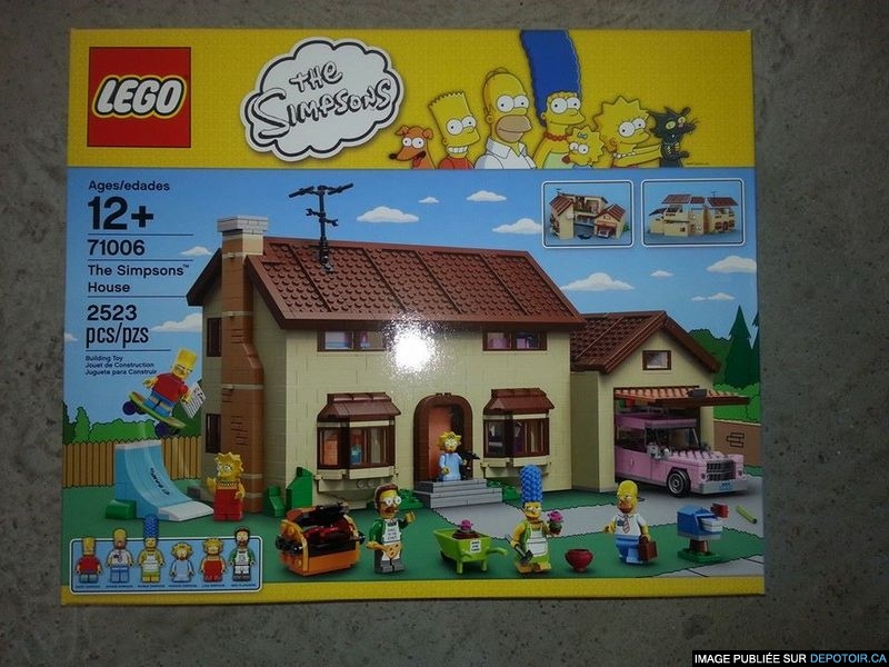 Maison des Simpsons en LEGO