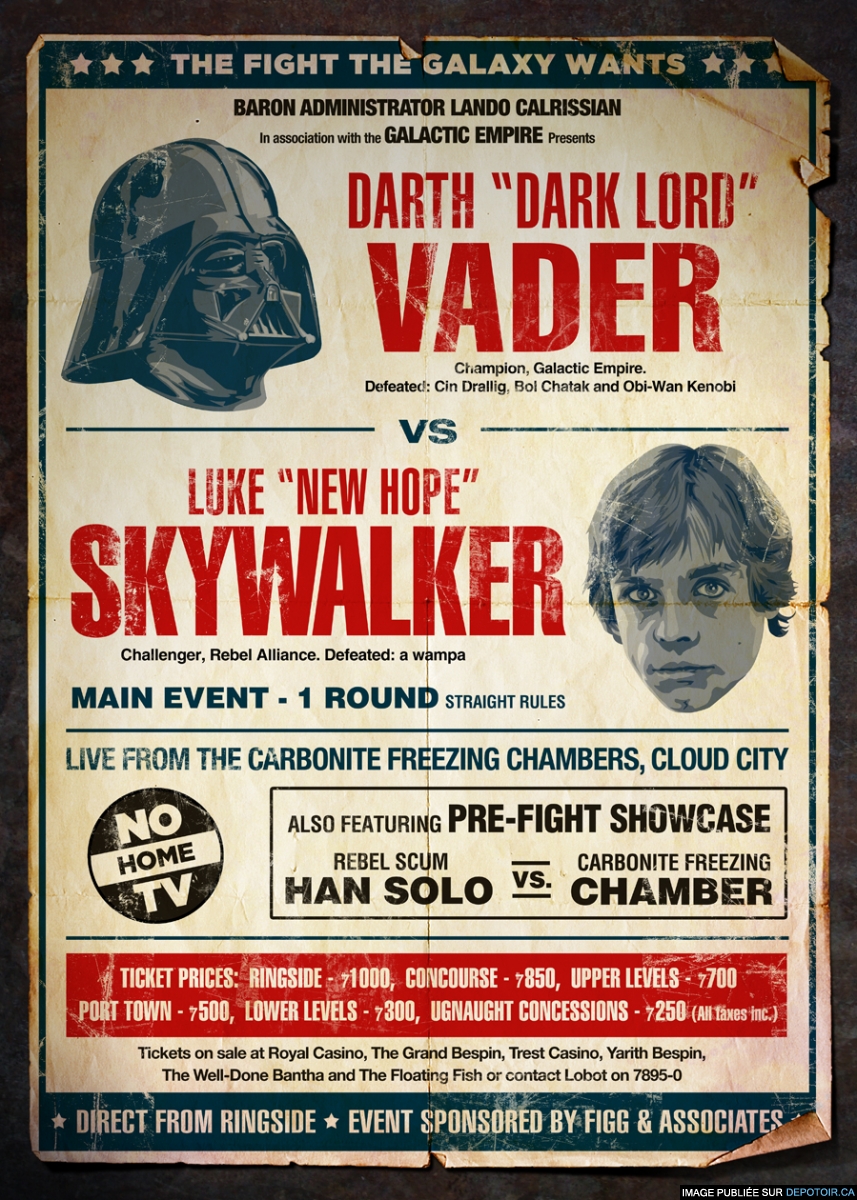 Battle At Bespin Star Wars alternative movie poster