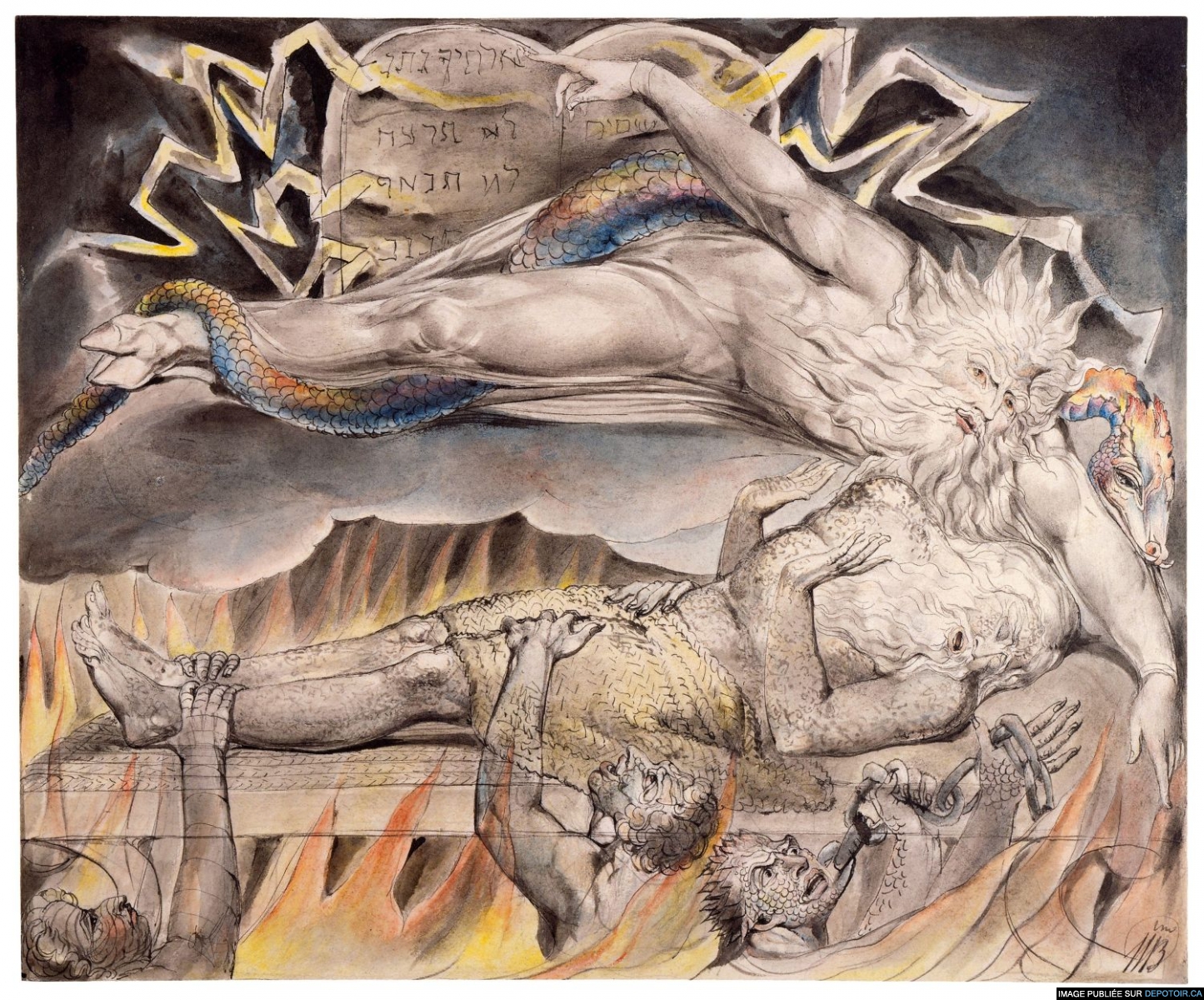 Jobs Evil Dreams - William Blake