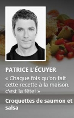 Croquettes de saumon et salsa