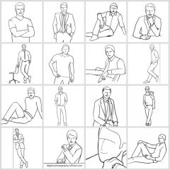21 Sample Poses to Get You Started with Photographing Men