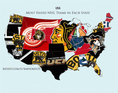 Most hated NHL teams