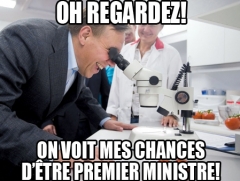François Legault regarde... ses chances!