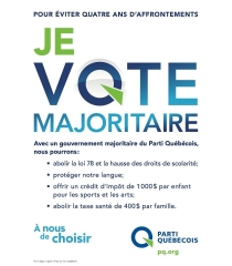 Bullshit électorale du Parti Québécois