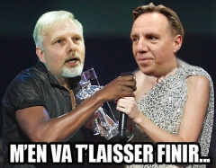 Kanye Lisée et Taylor Legault