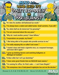 Mitt Romney / Mr. Burns