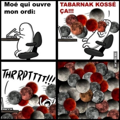 Quand la Lune rouge éclipse le reste d'internet.