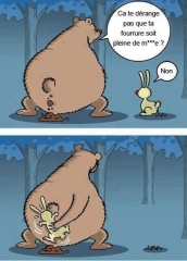 Le nounours Charmin n'a plus besoin de papier-cul Charmin