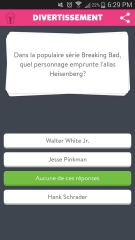 Trivia Crack : ma question piège