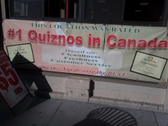 Le meilleur Quiznos du Canada