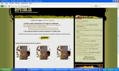 Maquette du site du Dépotoir