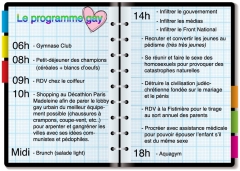 Le programme d'un militant PS de base.