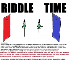 riddle time.