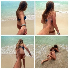 Haaa le mois de Septembre, le moment idéal pour partir à la plage. En amoureux.