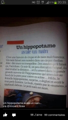 Un Hipopotame Avale un Nain