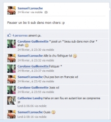 Dieu merci Carolane vous êtes là !