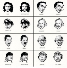 Les moustaches.