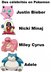 Pokémons célèbres