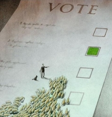 Clever Political Illustration by Paul Kuczynski