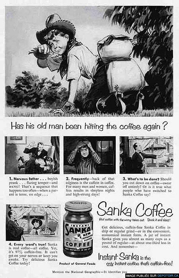 Sanka coffee vintage