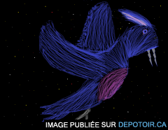 Oiseau fantôme de l'espace