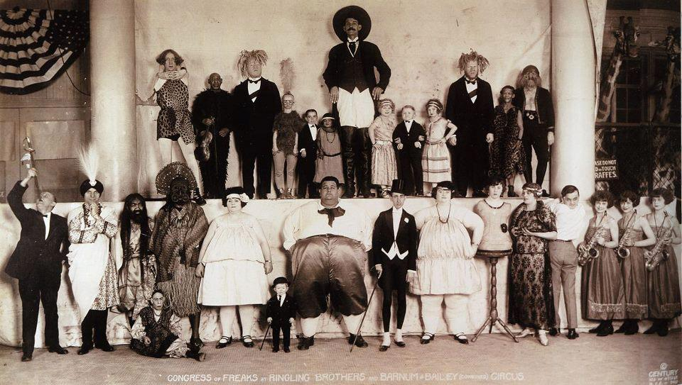Congress of Freaks at Ringling Brothers, 1924.jpg