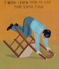 I wish I knew how to use this stupid chair
